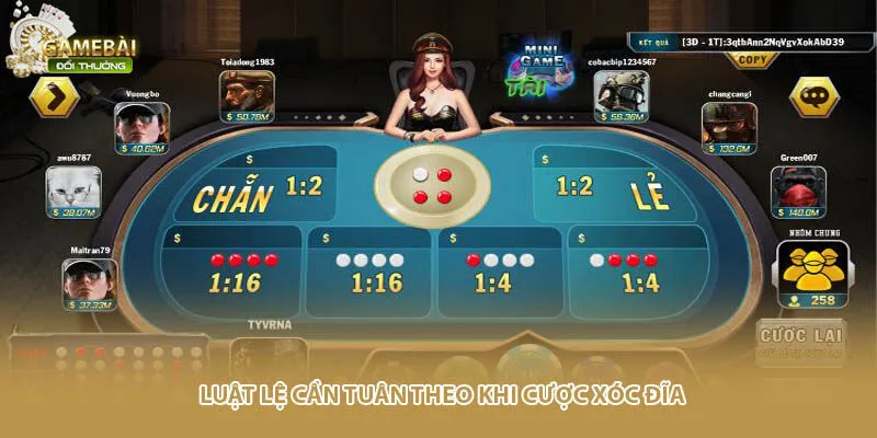 Luật lệ cần tu&acirc;n theo khi cược x&oacute;c đĩa